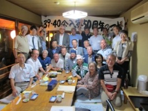 宇治川の畔で盛大に開催！恵迪寮39・40会