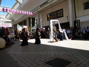 昨年（平成27年）の小樽での檄文読み上げ