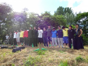 北大応援団等の「都ぞ弥生」高唱