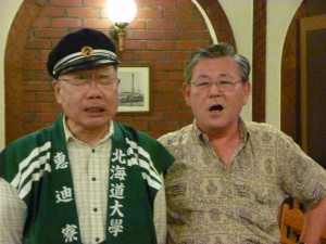 木村君（左）と大谷君（右）