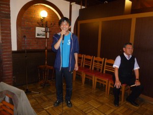 北大応援吹奏団の新団長になった高橋淳之介さん