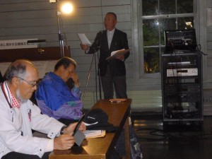 司会者の千川浩治北海道支部副支部長